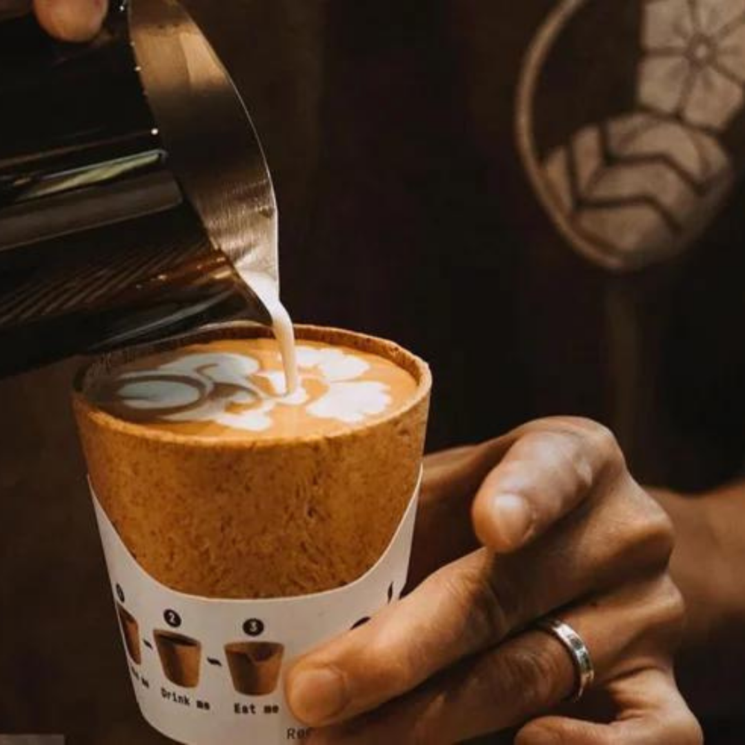 Rinkinys "Puodeliai + šiaudeliai"