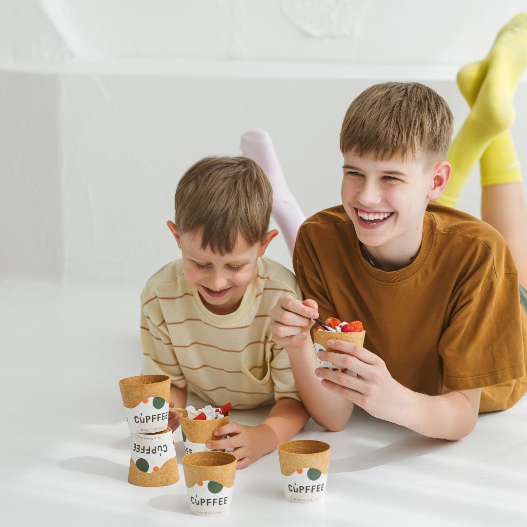 Rinkinys "Puodeliai + šiaudeliai"